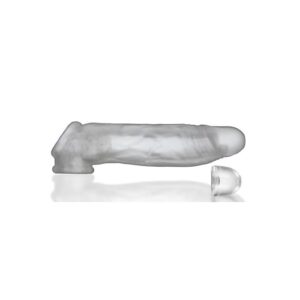 dicker adjust fit penis sheath extender clear ice