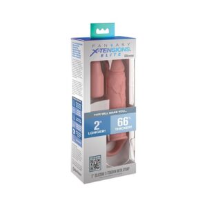 fantasy x tensions elite 6" penis extension sheath w/strap