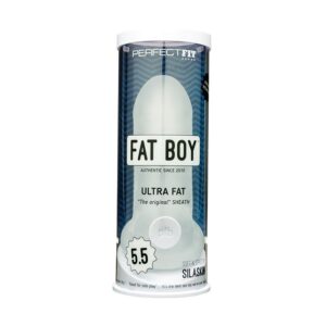 perfect fit fat boy original ultra fat 5.5" clear sheath extension