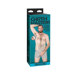 signature cocks ultraskyn 8.5" cock w/removable vac u lock suction cup girthmasterrs