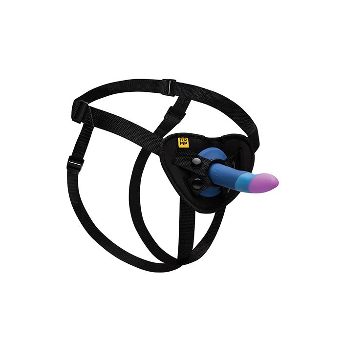 romp piccolo 3 color 5.5" dildo pegging kit blue romp piccolo 3 color 5.5" dildo pegging kit blue